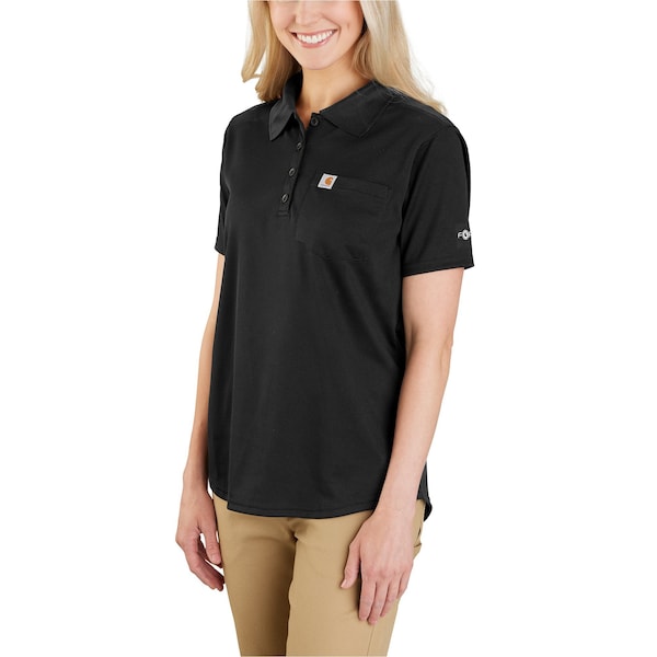 Carhartt Women's TK5293 W Force Rlxd Fit LW SS Pkt M REG Short Sleeve Relaxed Black TK5293-W / 105810-N04MREG - main